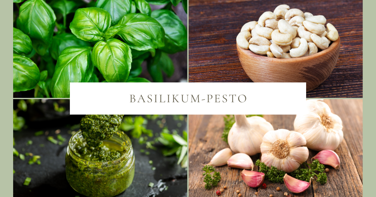 Veganes Basilikum-Pesto mit Cashewkernen