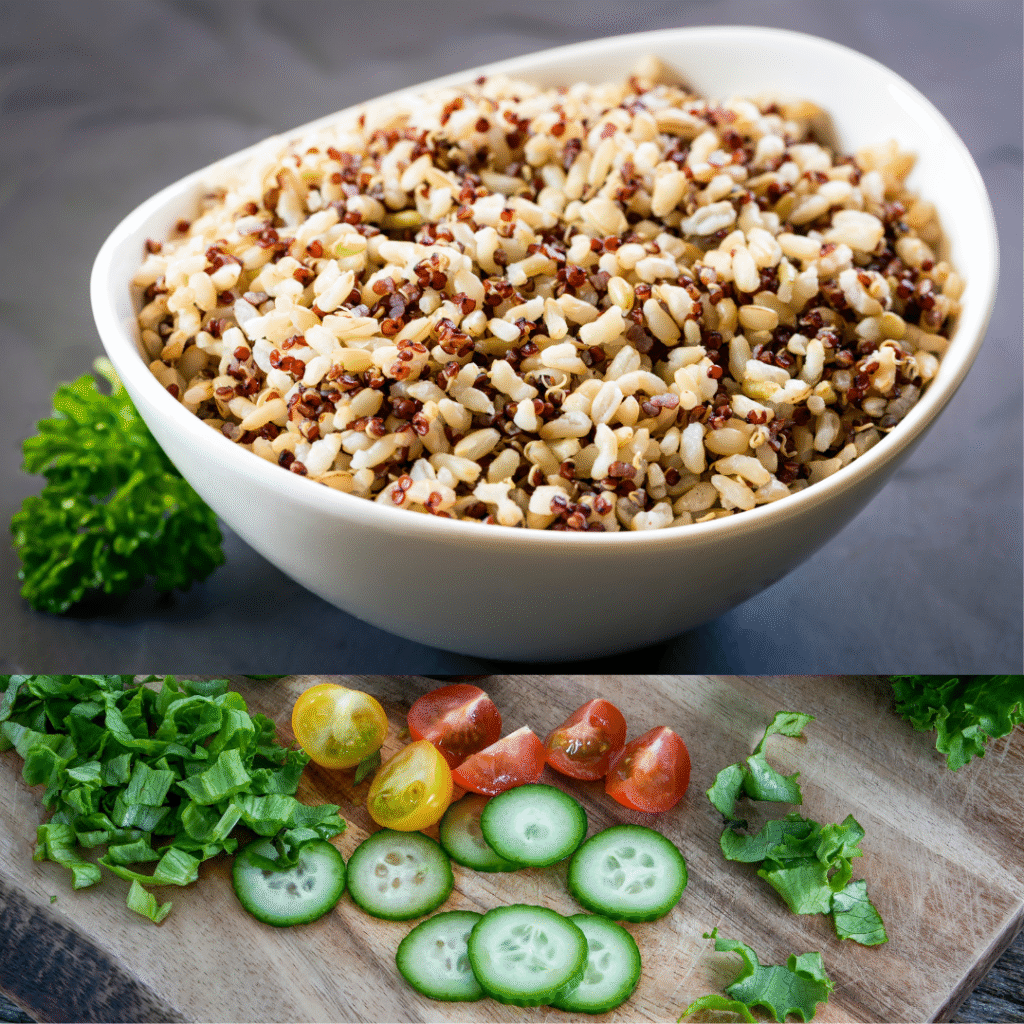 Kräuter-Quinoa-Salat mit Zitronen-Dressing