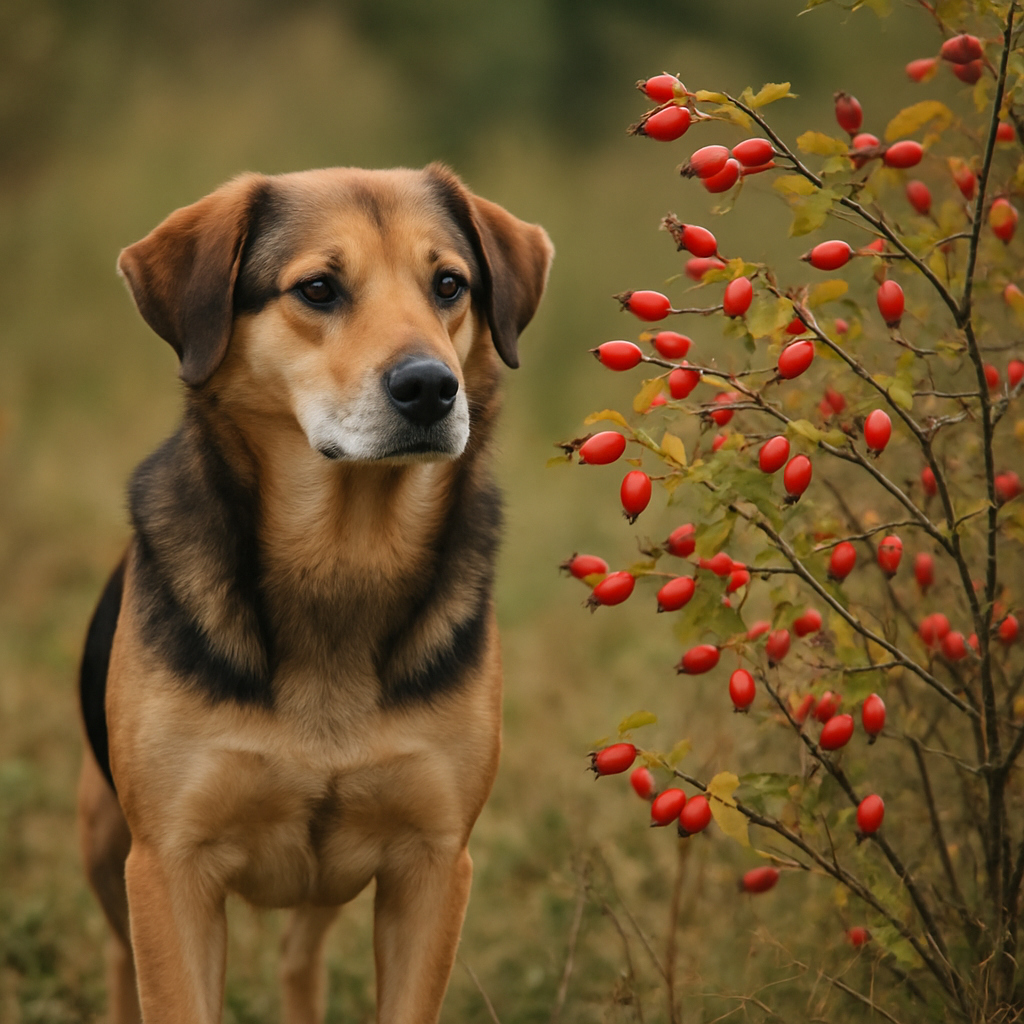Hagebuttenpulver für Hunde